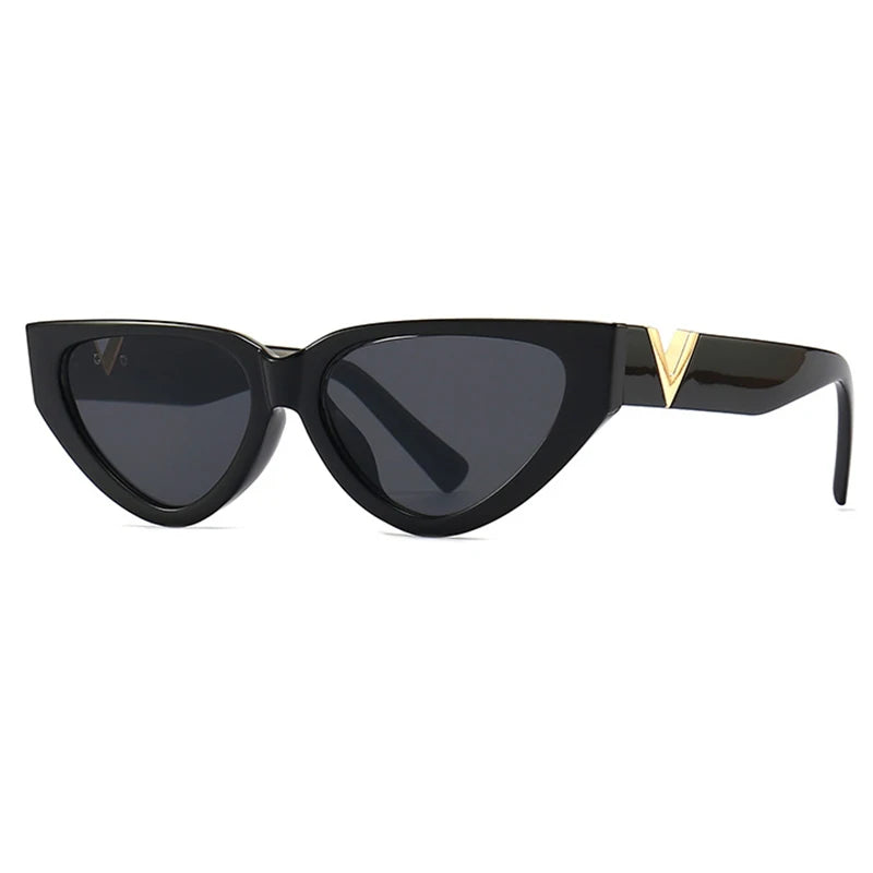 GEVE 1282 Cat-Eye Sunglasses – UV400 65 mm Lenses (Women)