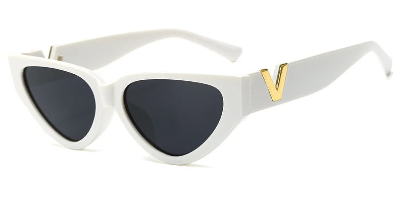 GEVE 1282 Cat-Eye Sunglasses – UV400 65 mm Lenses (Women)