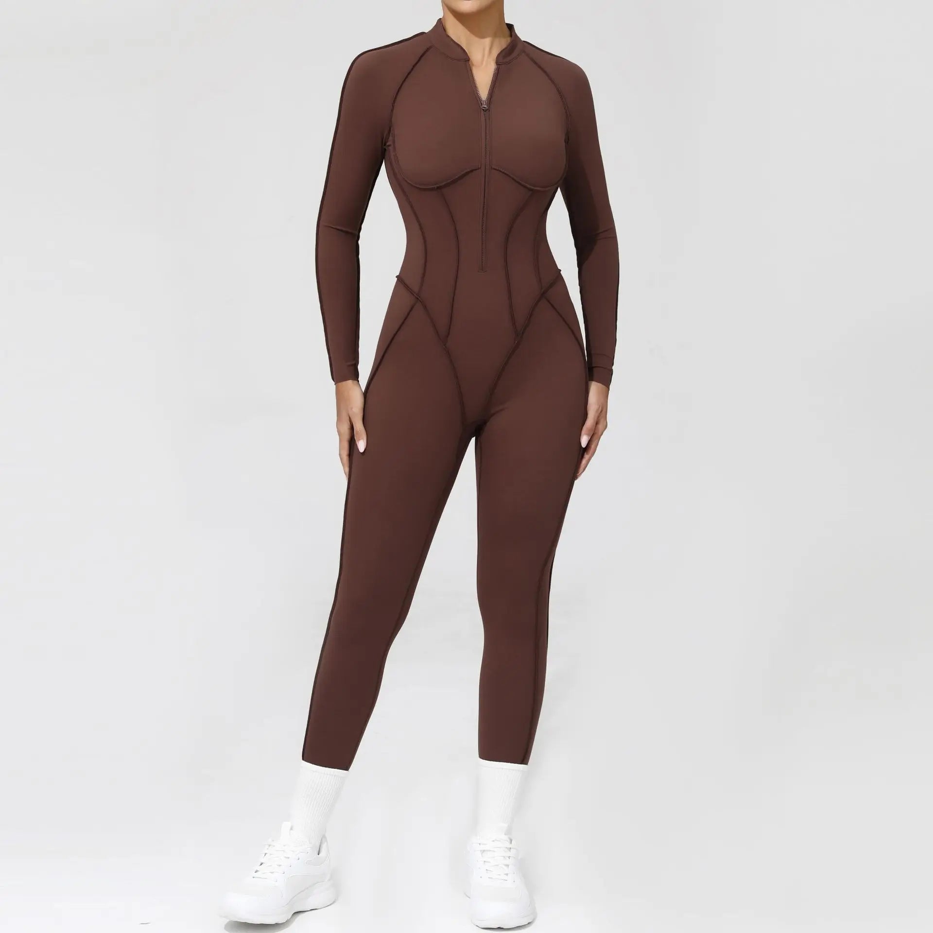 Women’s Open-Back Zip Workout Jumpsuit | Murps