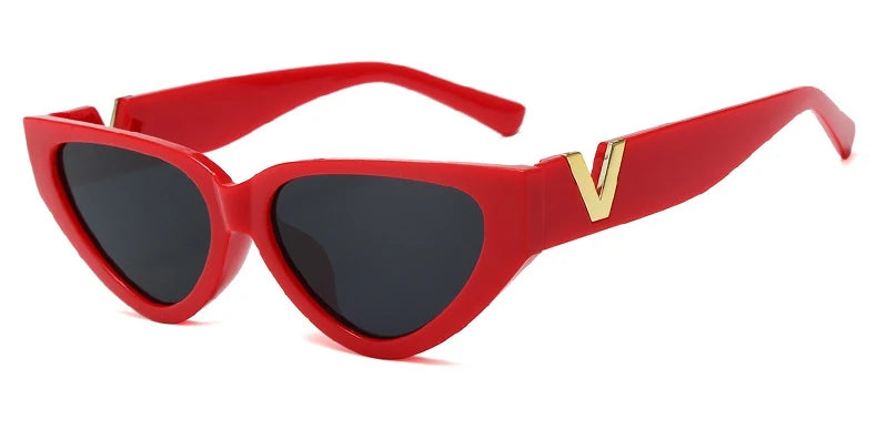 GEVE 1282 Cat-Eye Sunglasses – UV400 65 mm Lenses (Women)