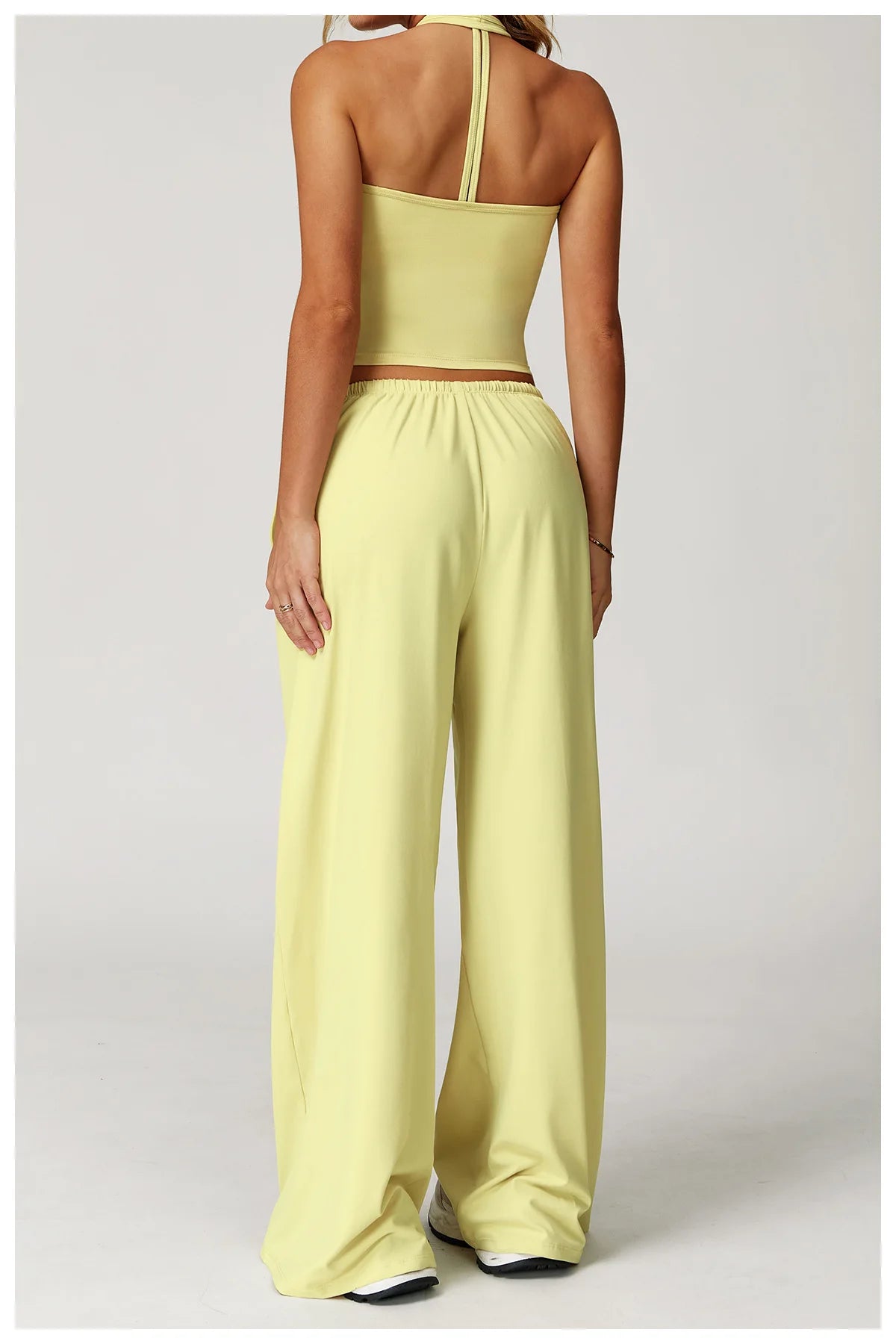 Murps Women’s Wide-Leg Drawstring Pants with Pockets – Lounge & Yoga