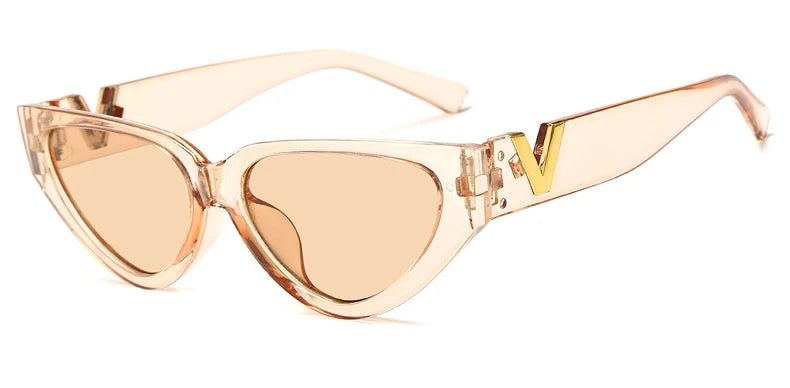 GEVE 1282 Cat-Eye Sunglasses – UV400 65 mm Lenses (Women)