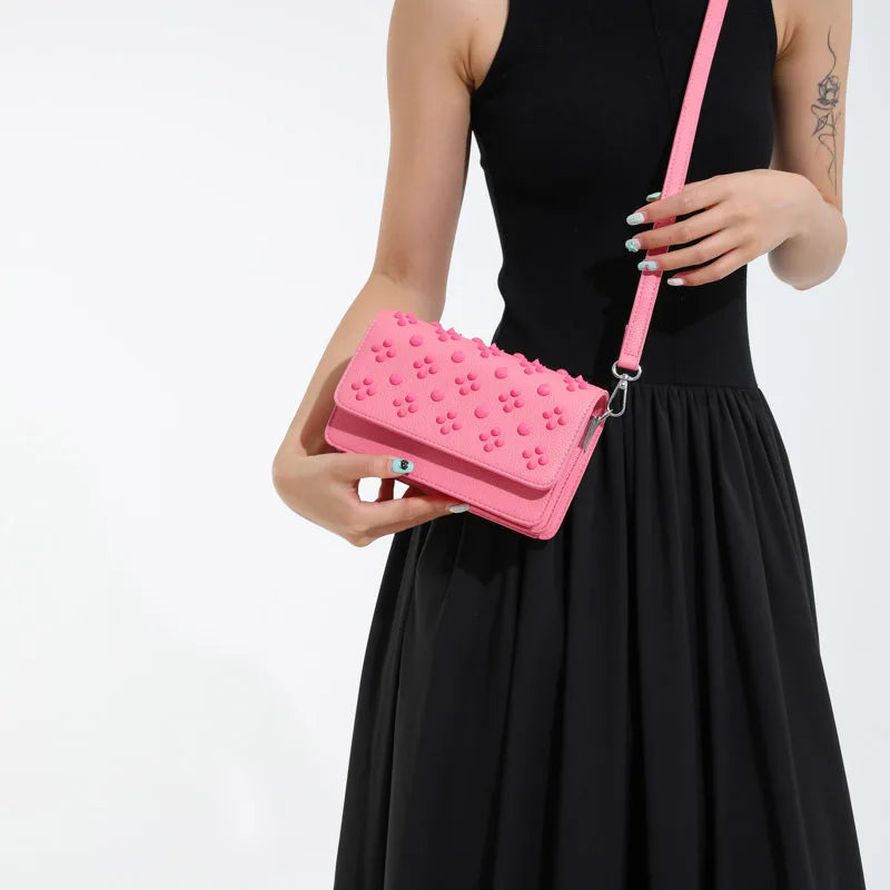 Bubble Dot Mini Crossbody Bag for Women