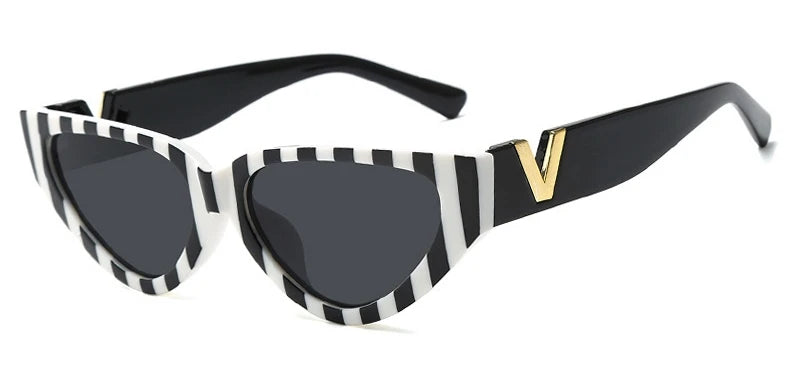 GEVE 1282 Cat-Eye Sunglasses – UV400 65 mm Lenses (Women)