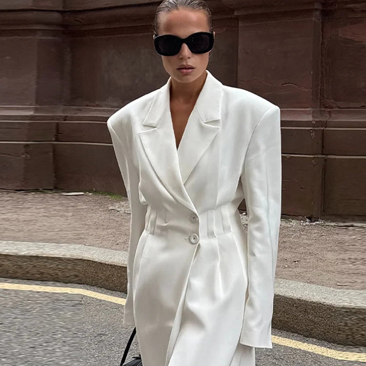 Urban Longline Split Blazer - Women’s Tailored Coat