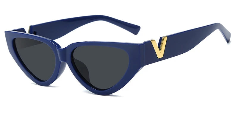 GEVE 1282 Cat-Eye Sunglasses – UV400 65 mm Lenses (Women)