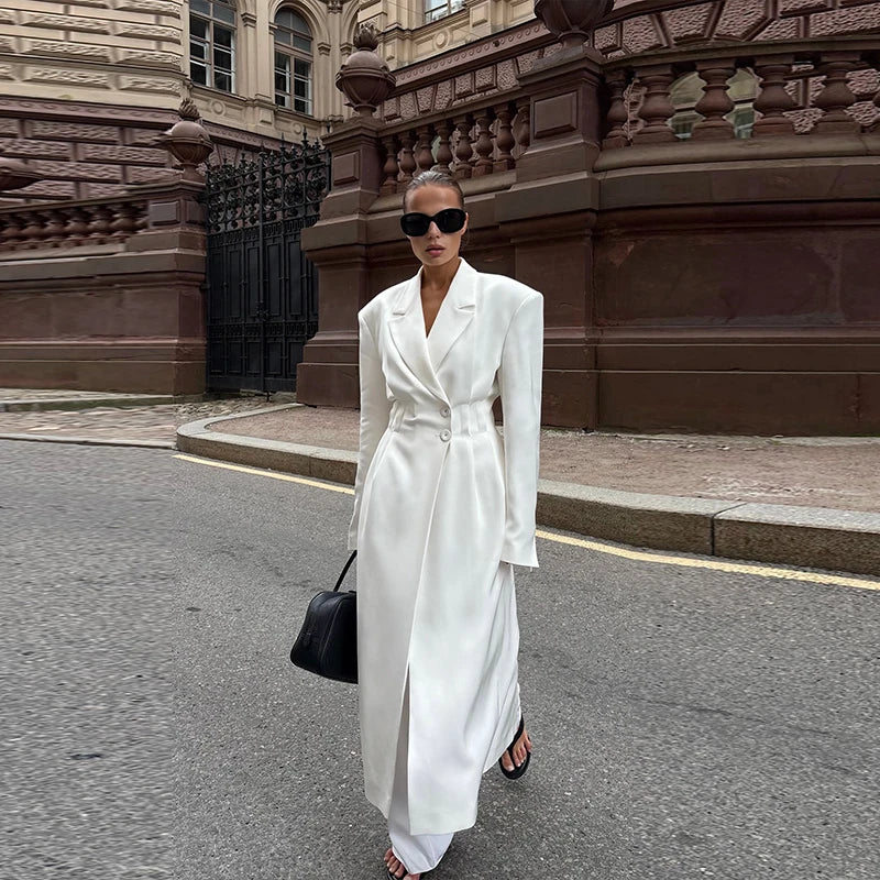 Urban Longline Split Blazer - Women’s Tailored Coat