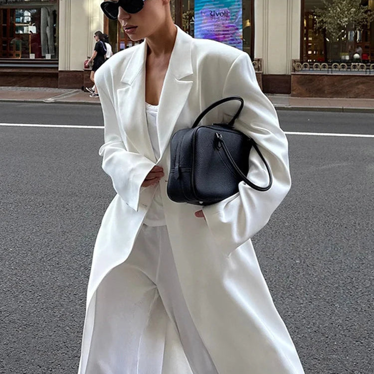Urban Longline Split Blazer - Women’s Tailored Coat