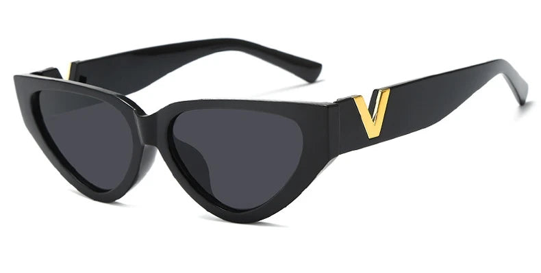 GEVE 1282 Cat-Eye Sunglasses – UV400 65 mm Lenses (Women)